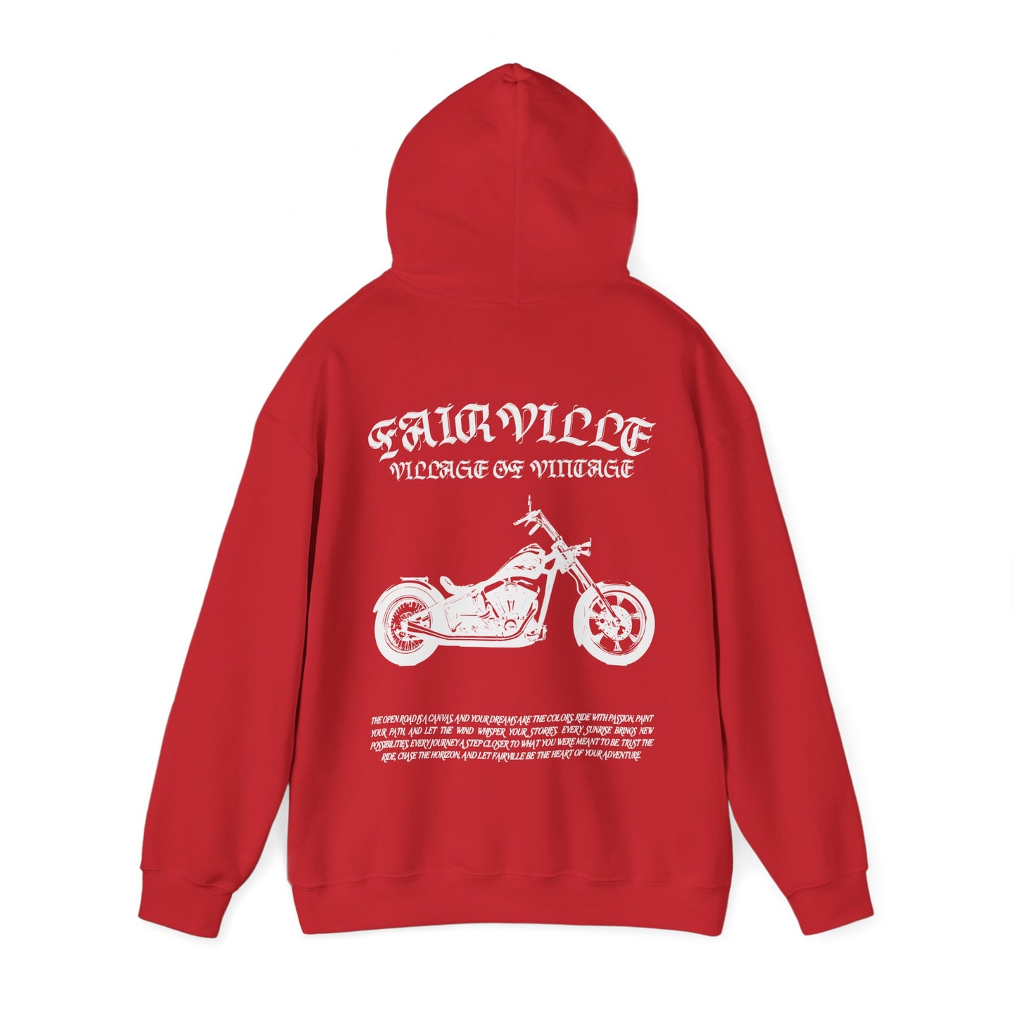 Fairville Red Smoke chopper vintage Hoodie