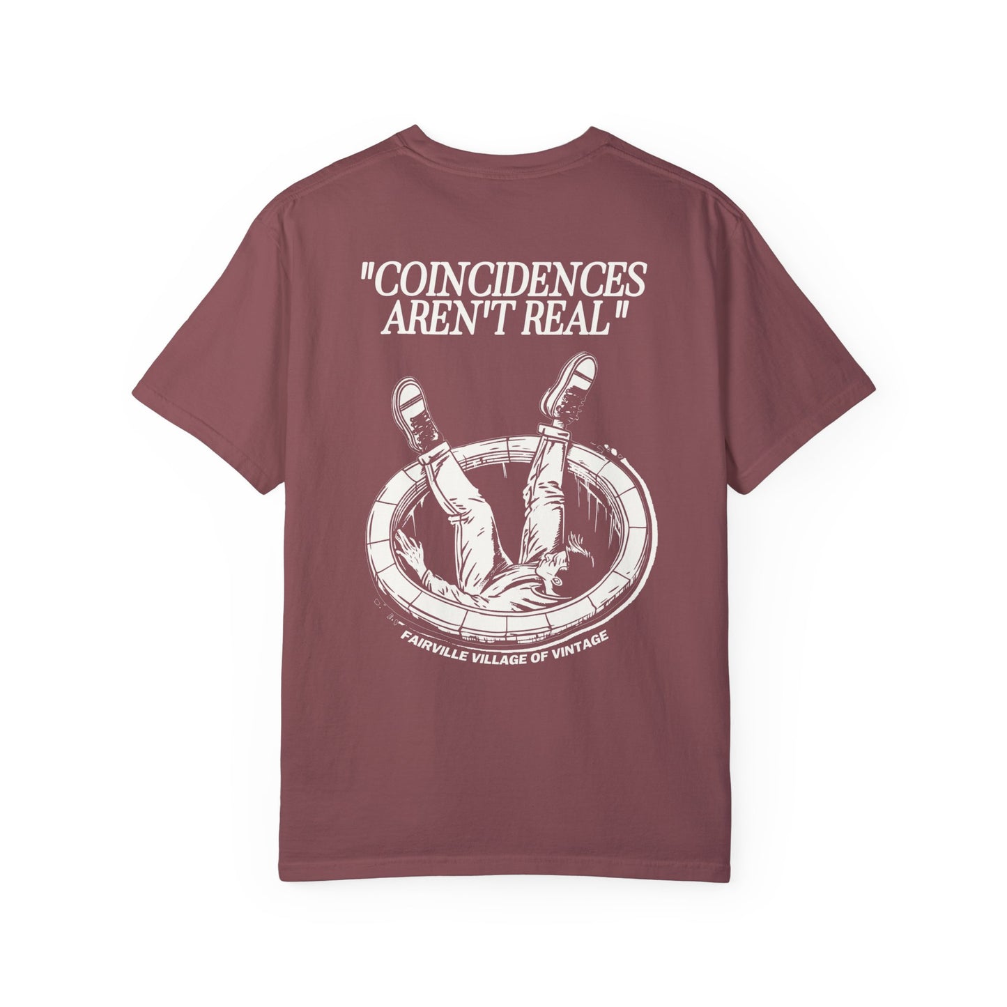 Fairvile Coincidences Aren't Real vintage tee