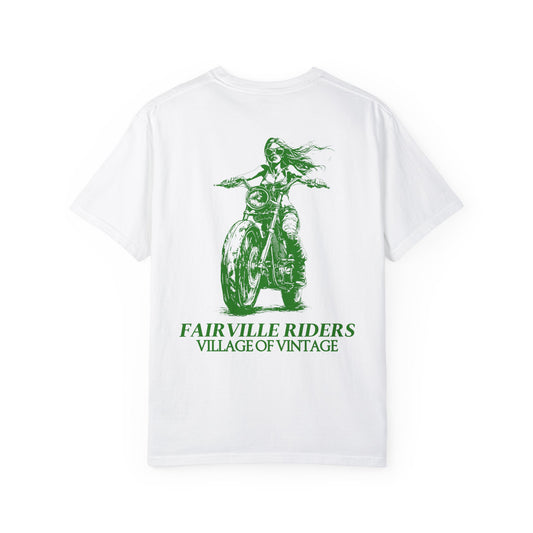 Fairville Green Girl Rider vintage tee