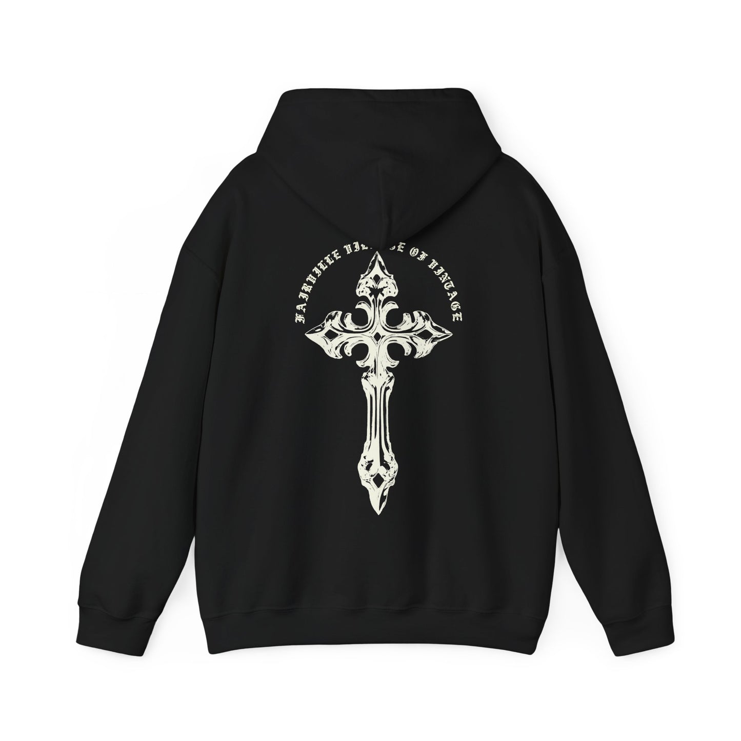 Fairville Cross white Vintage Hoodie