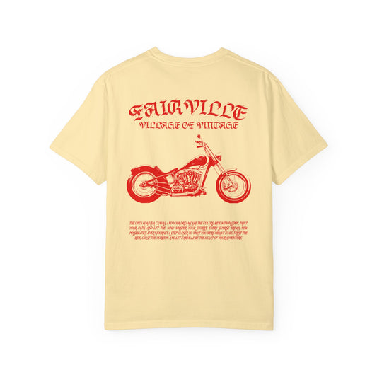 Fairville Red cream chopper vintage tee