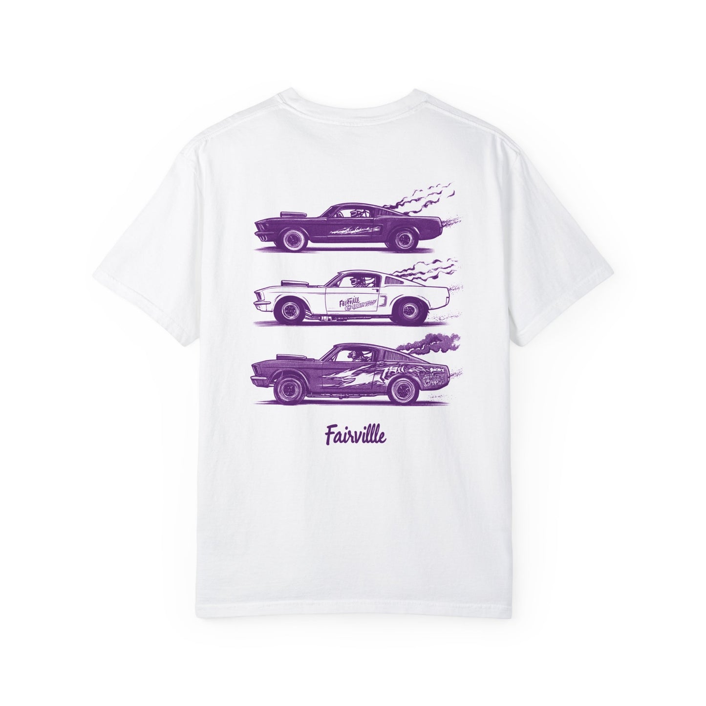 Fairville Purple Cars vintage tee