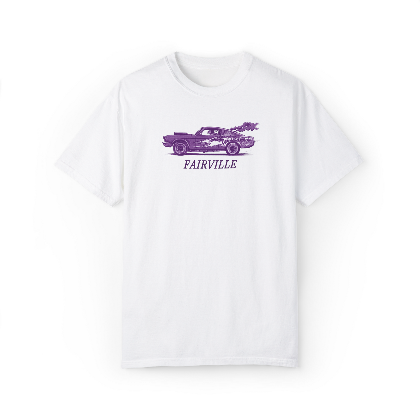 Fairville Purple Cars vintage tee